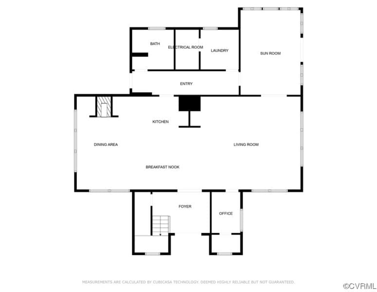 floorplan of a large home